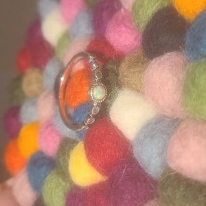 Sterling sliver opal ring